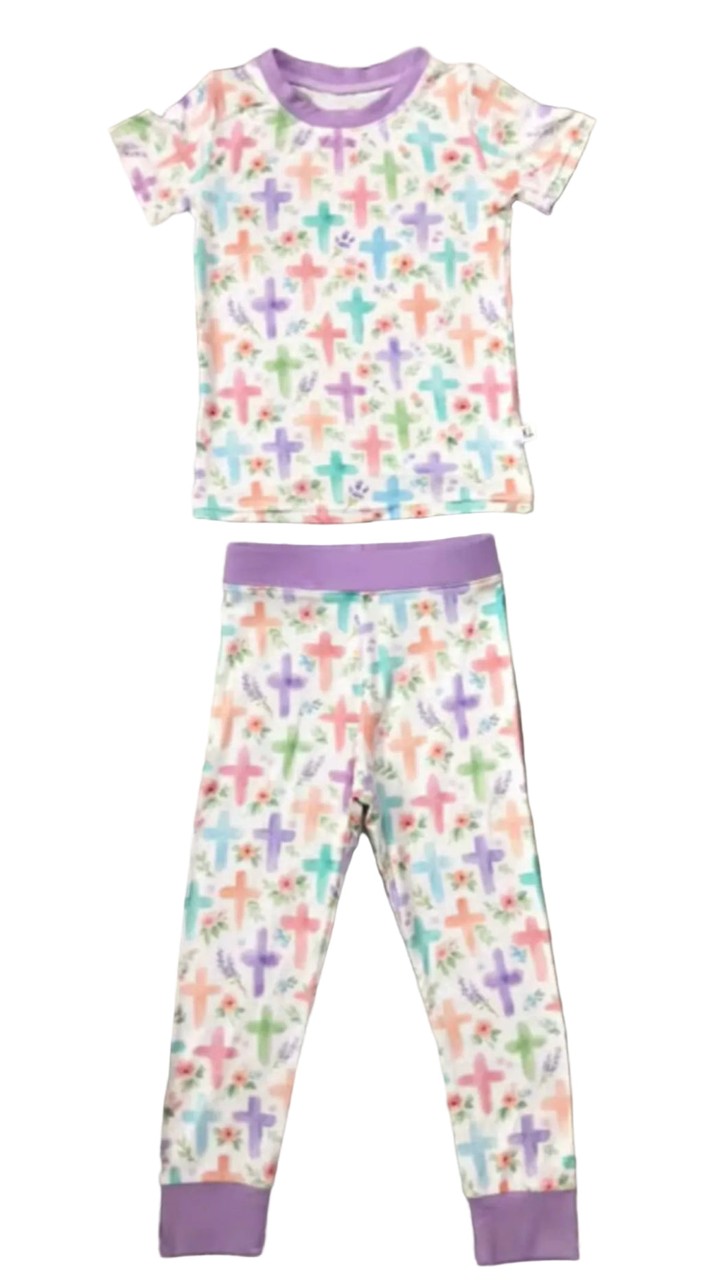 Watercolor Cross Bamboo      PJ set (preorder)