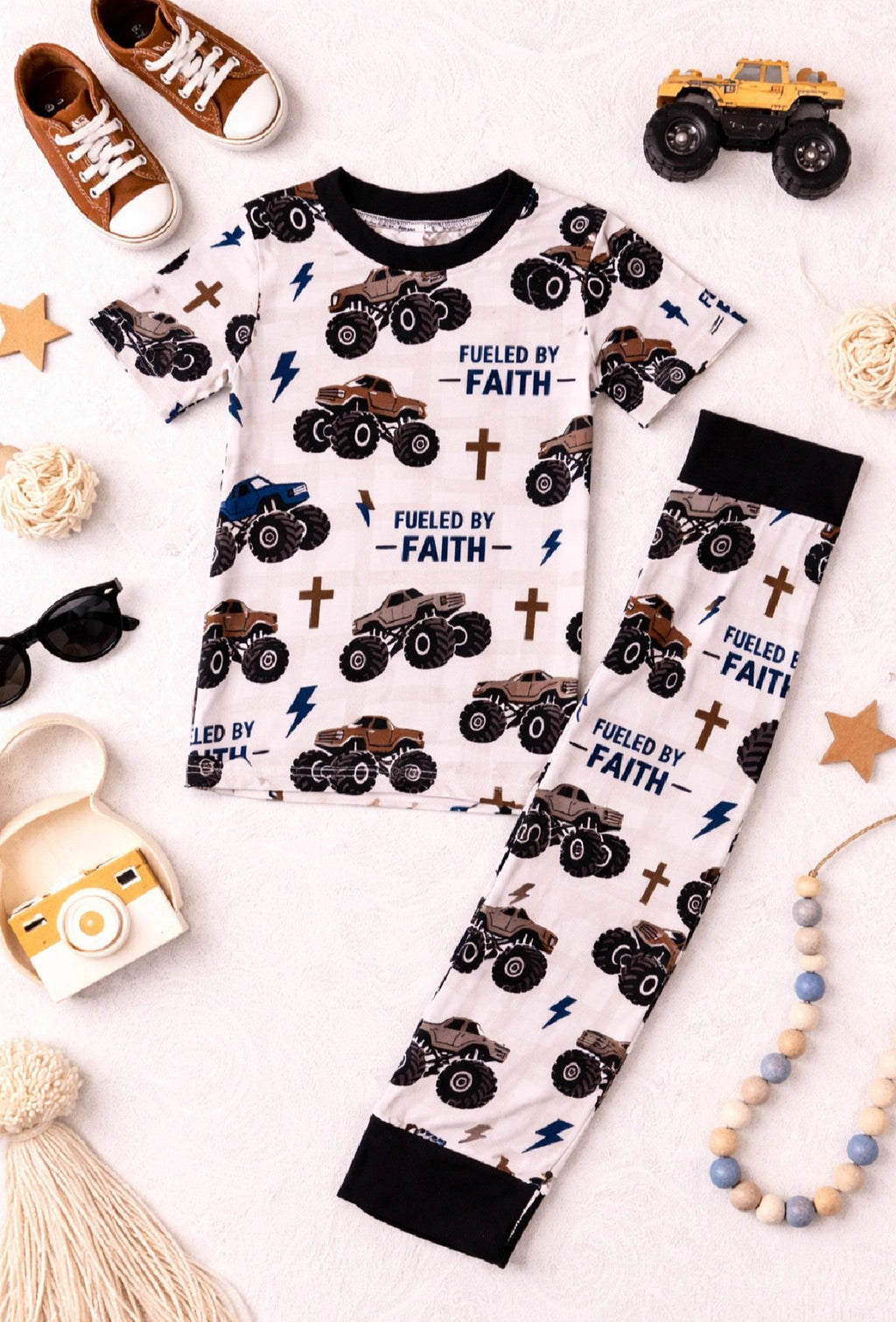 Fueled by Faith Bamboo PJ set