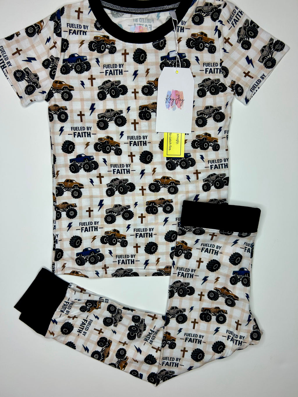 Fueled by Faith Bamboo PJ set