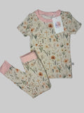 Floral Cross 2-Piece Bamboo Set
