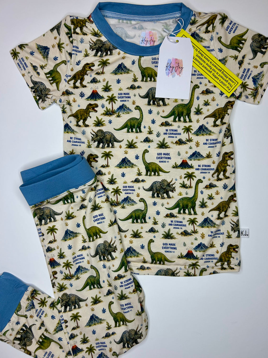 Dinosaur Bamboo PJ 2-piece set