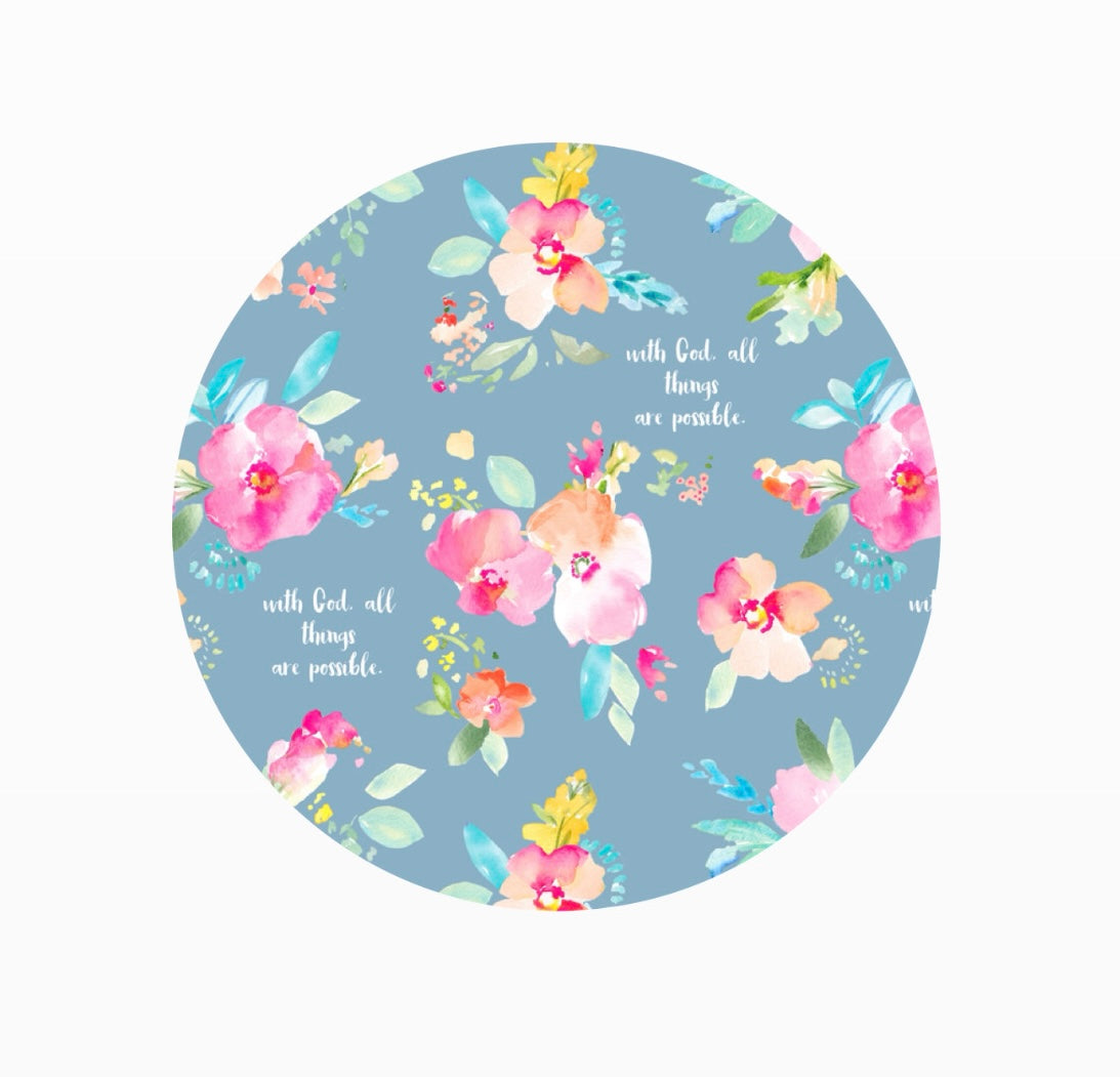 All Thing Are Possible Twirl Dress