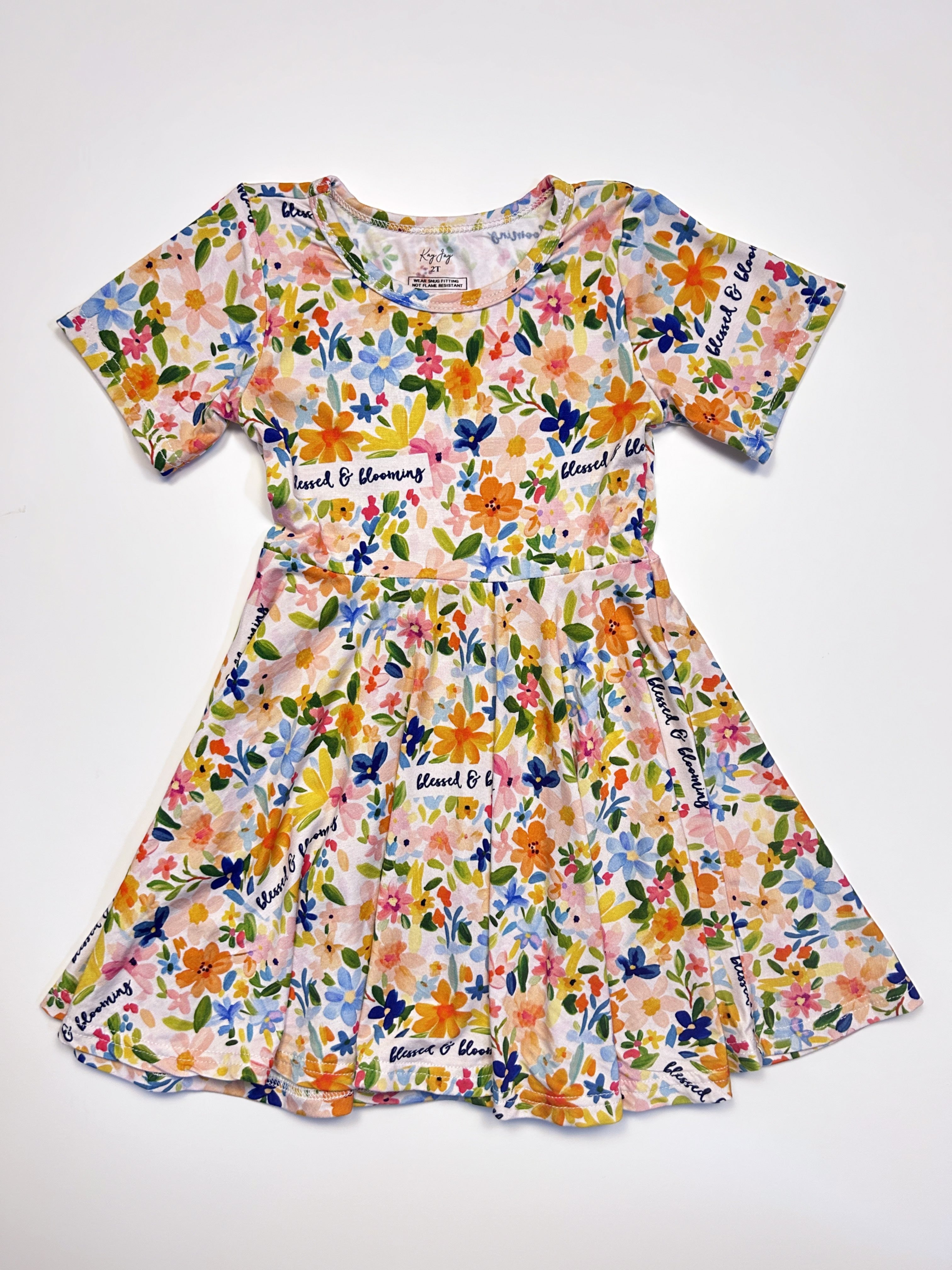 Blessed and Blooming Twirl Dress