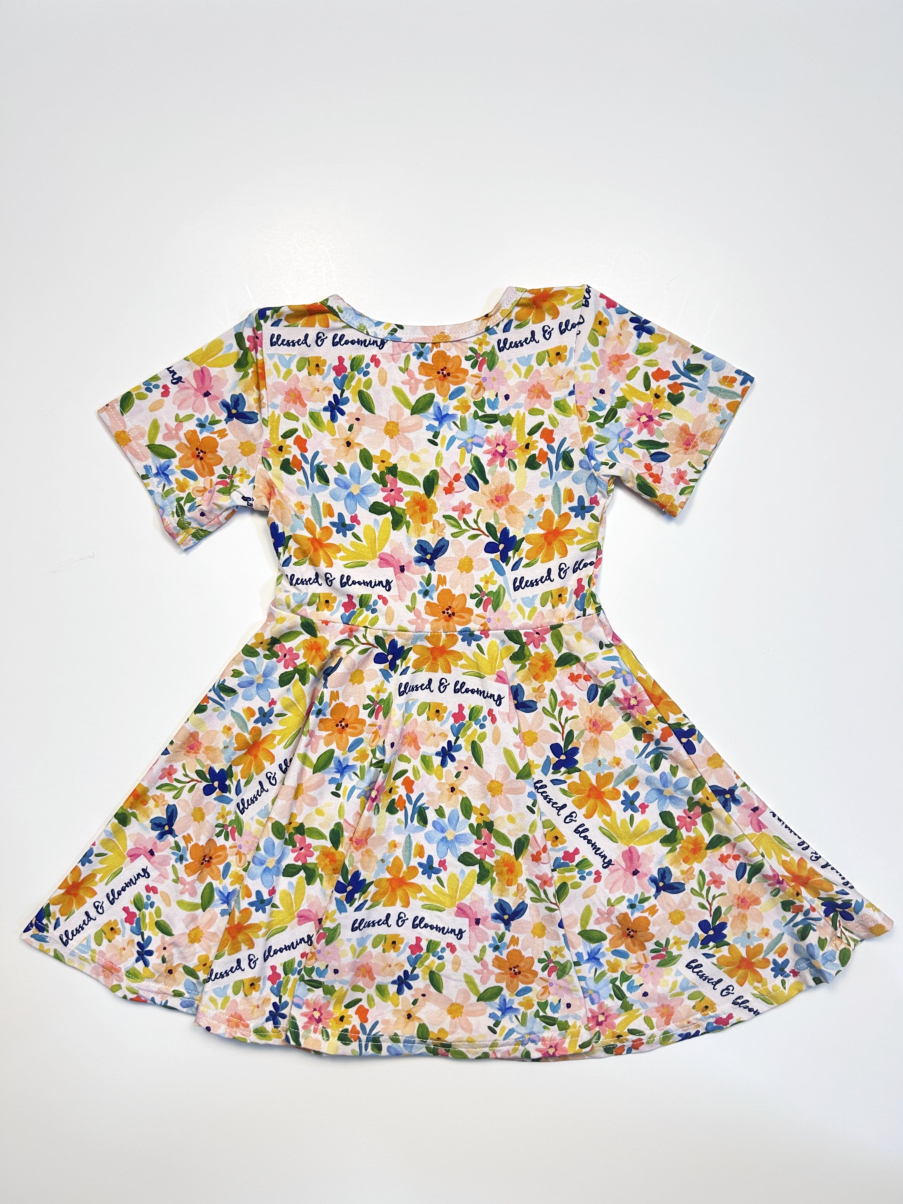 Blessed and Blooming Twirl Dress