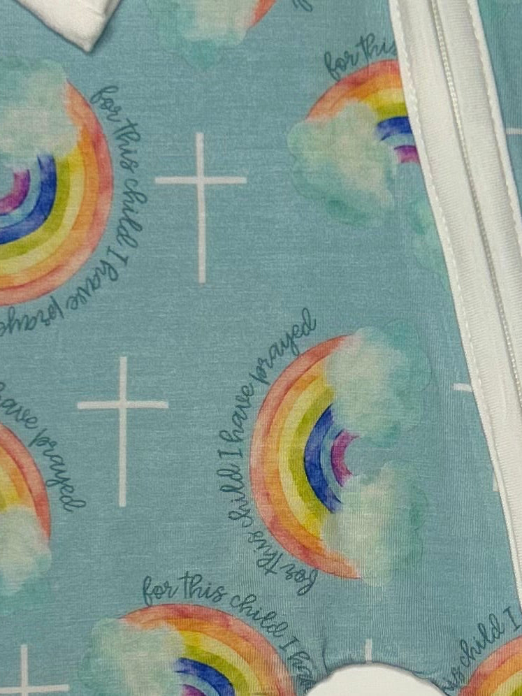 Rainbow Baby Bamboo Zippy