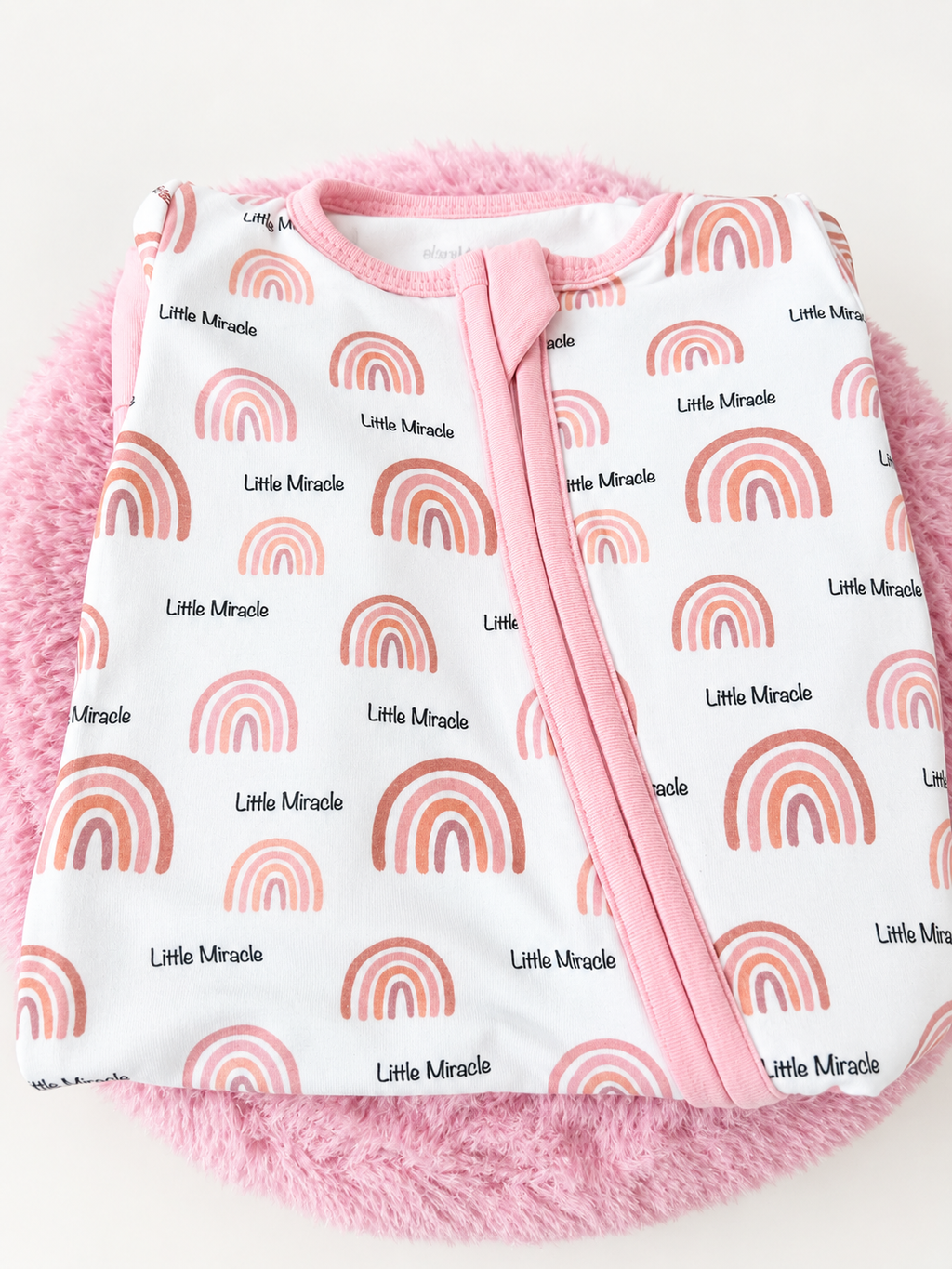 Little Miracle Pink Bamboo Zippy