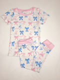Jesus Loves Me Bows Bamboo Set
