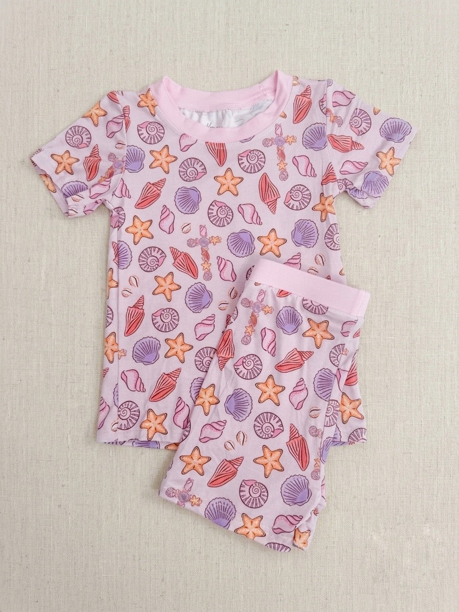Seashells Bamboo Set (Pink)