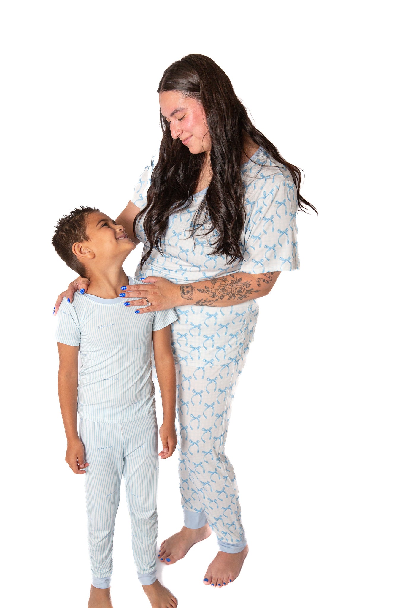 Women’s Bows Bamboo Pajama Set