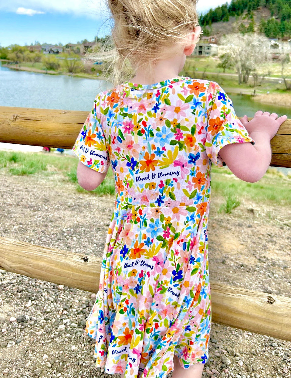 Blessed and Blooming Twirl Dress