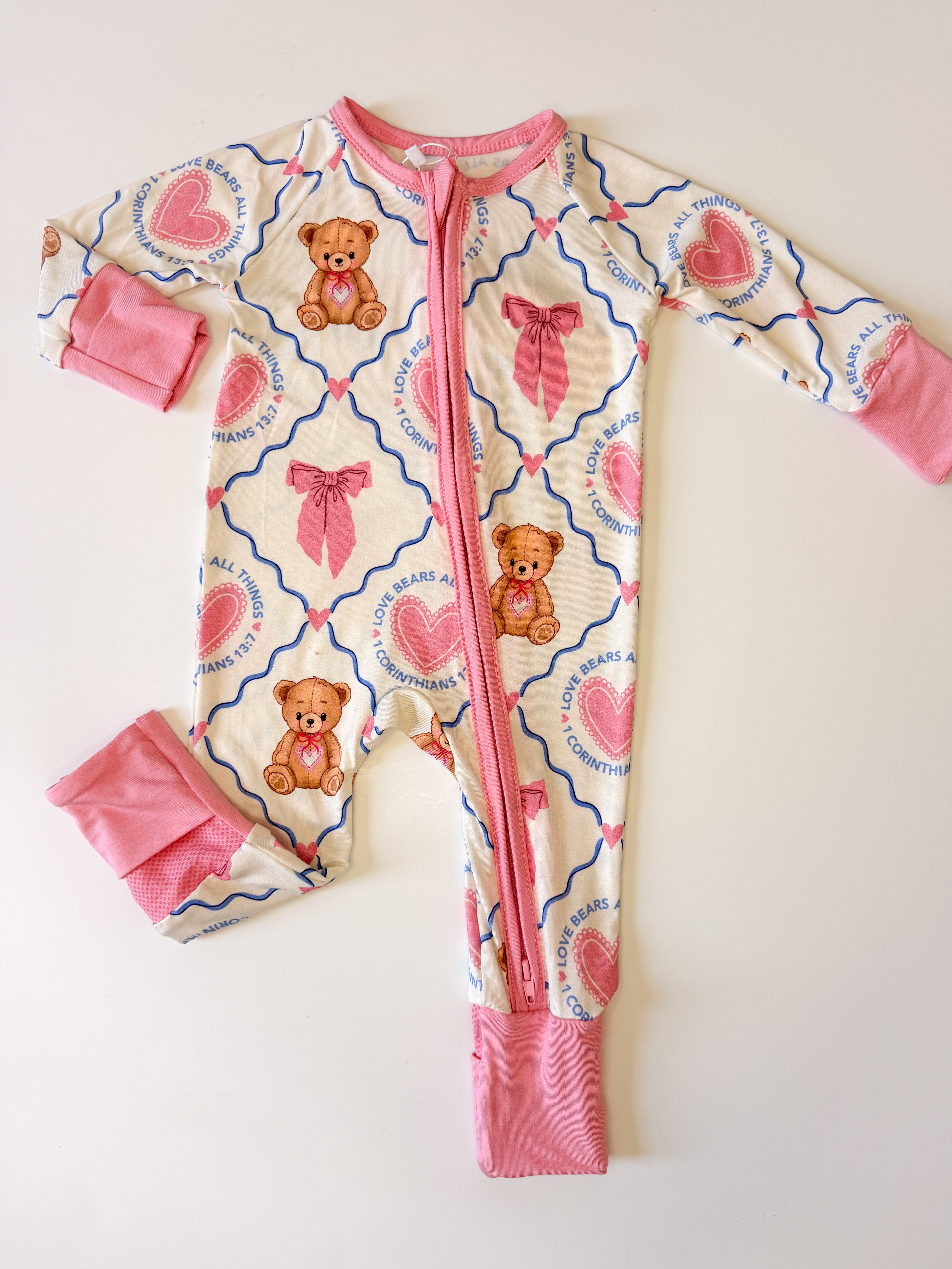 Love Bears All Things Bamboo Zippy