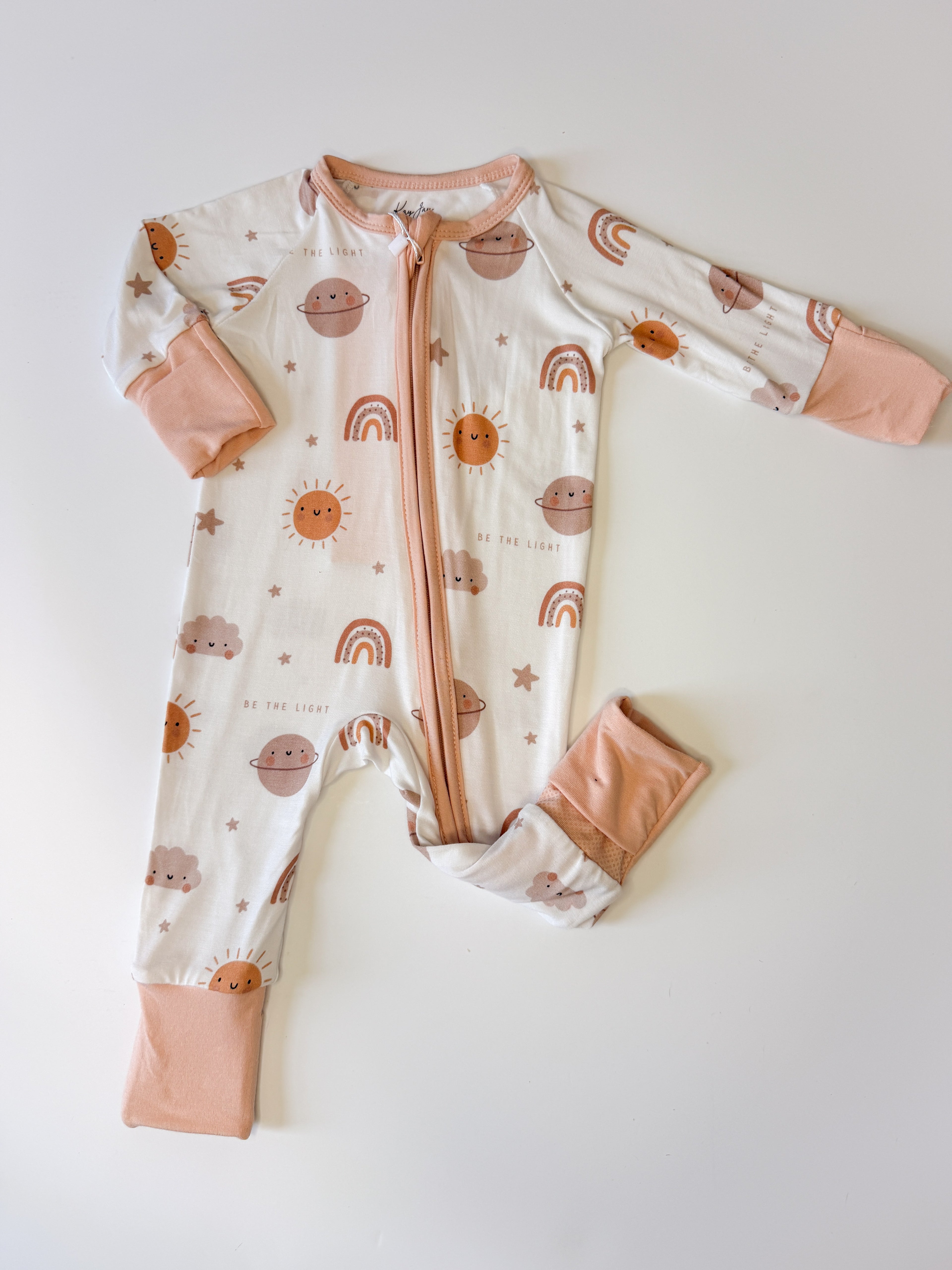 Be the Light Bamboo Zippy