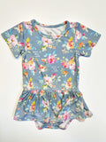 All Things Are Possible Twirl Bodysuit Dress